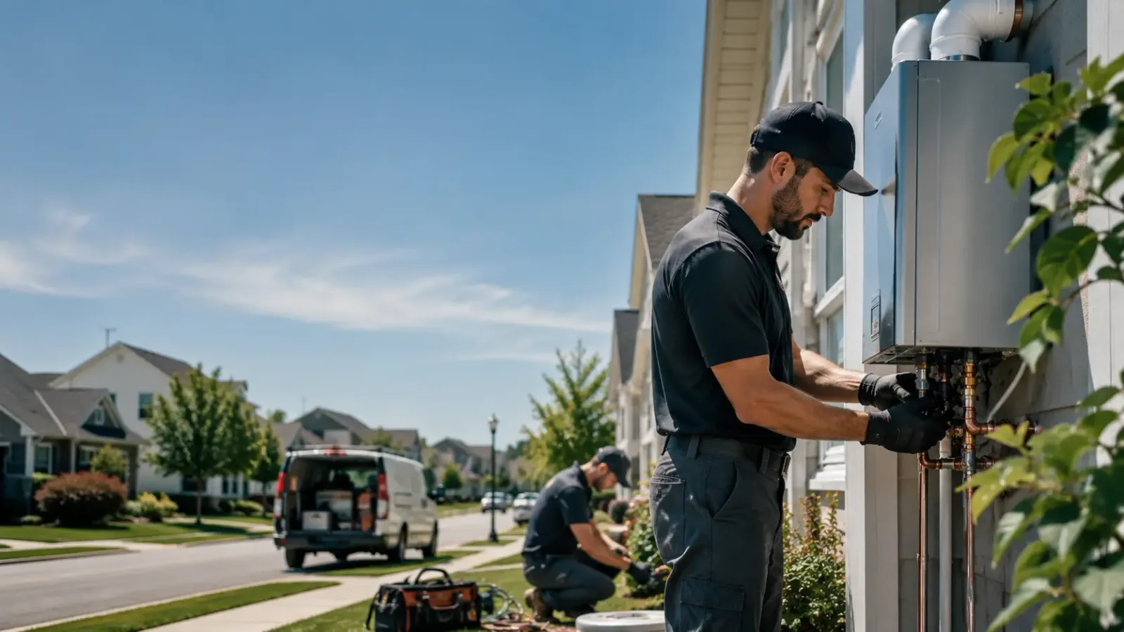 Tankless Water Heater Installation in Hague, ND